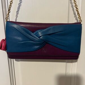 Loewe Bow Tassel Nappa Leather Chain wallet